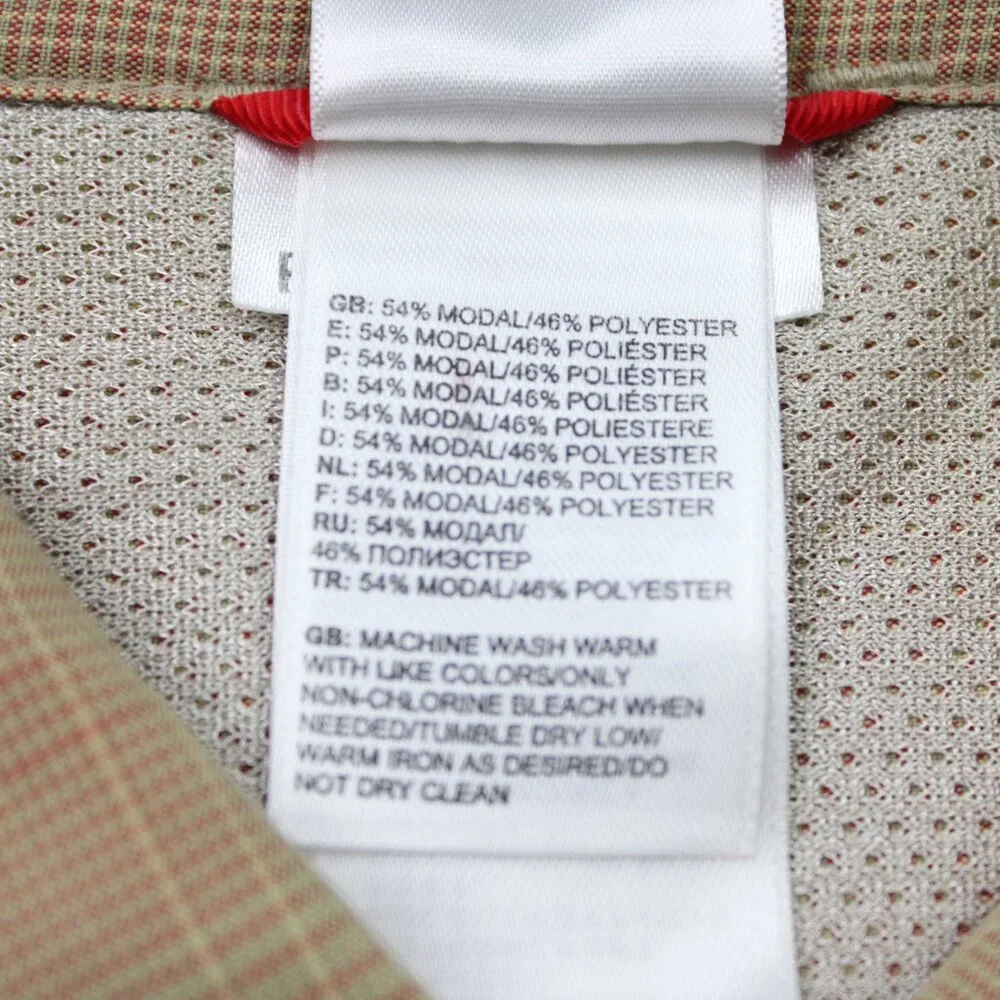 The North Face Shirt Mens XL Beige Modal/Polyester Long‎ Sleeve Button Hiking
